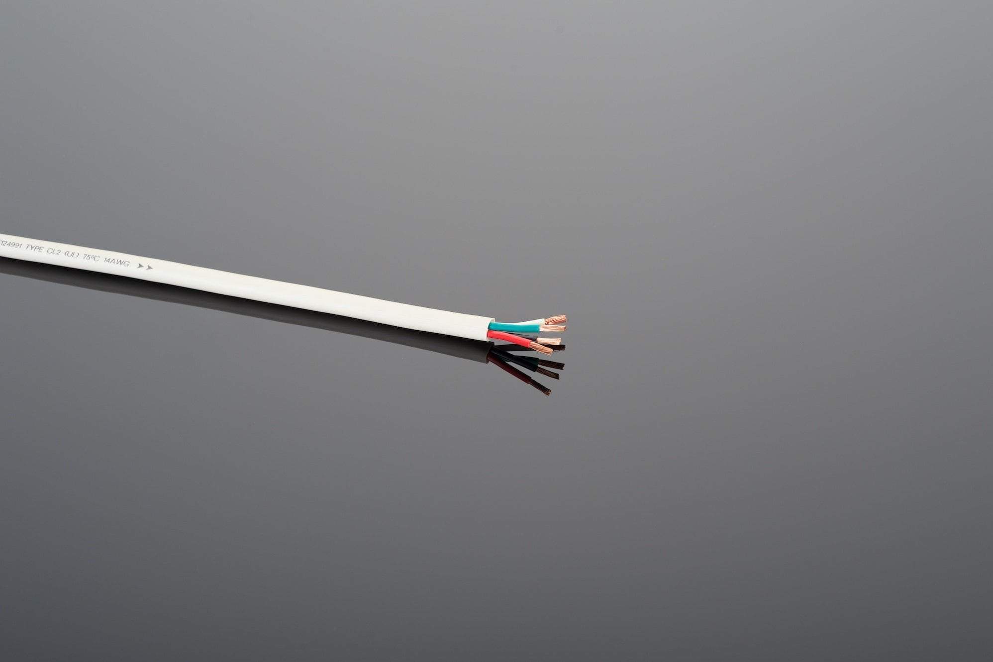 Cable de Altavoz Transparente CU - 50 m, Diámetro 2 x 1,5 mm² Audio